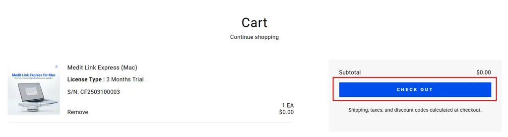 Medit Express for Mac payment 5-1.webp